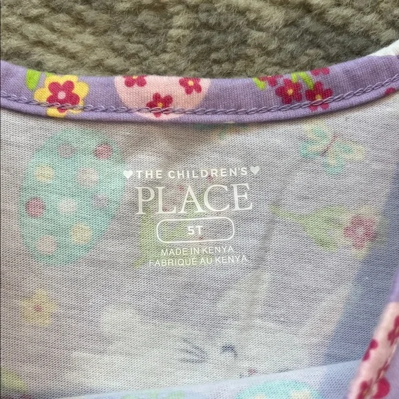 The Children’s Place Easter Bunny Print Dress - Picture 2 of 2